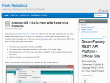 Tablet Screenshot of forkrobotics.com